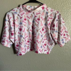 TRENDY Barbie 2pc set Crop Top/Biker Shorts